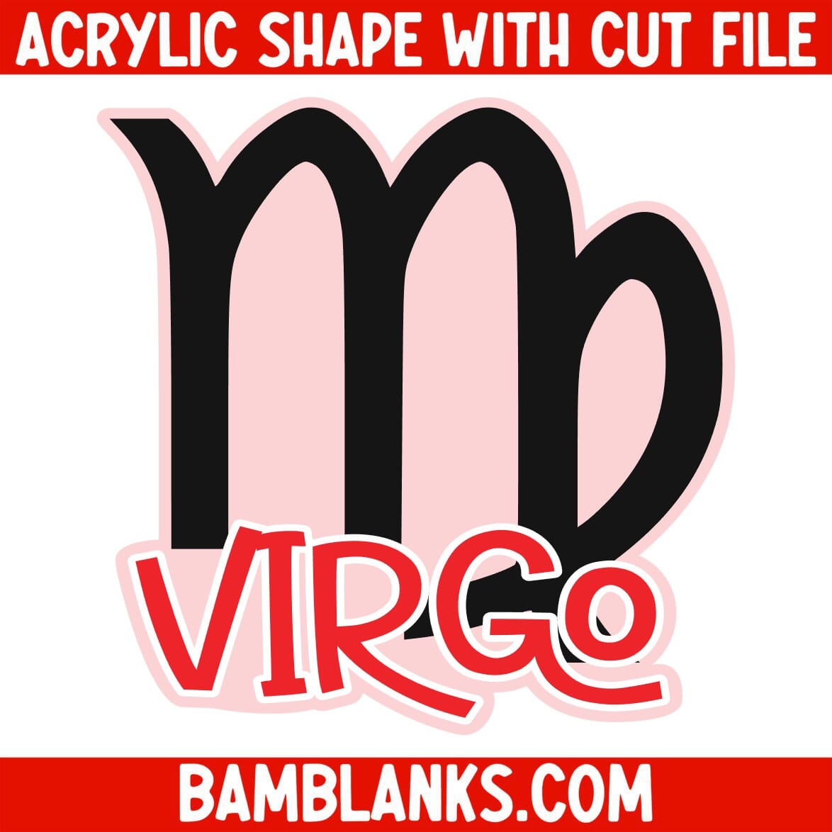 Virgo - Acrylic Shape #1233