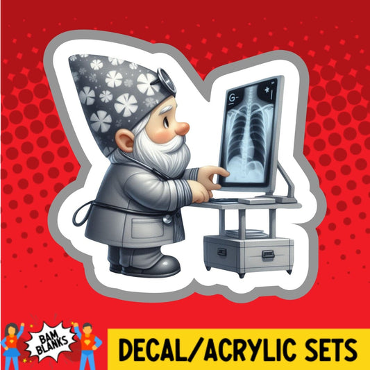 Xray Gnome - DECAL AND ACRYLIC SHAPE #DA02128