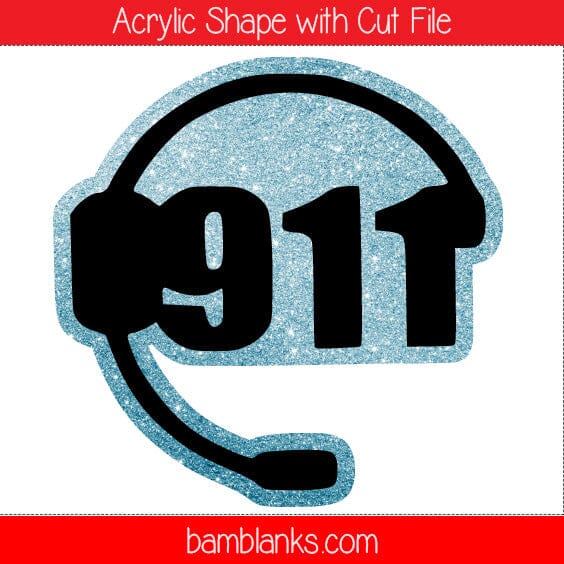 911 Dispatcher - Acrylic Shape #226