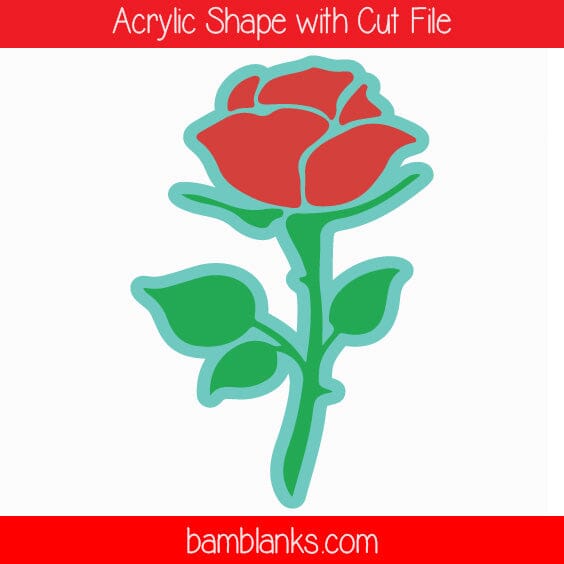 A Rose - Acrylic Shape #360