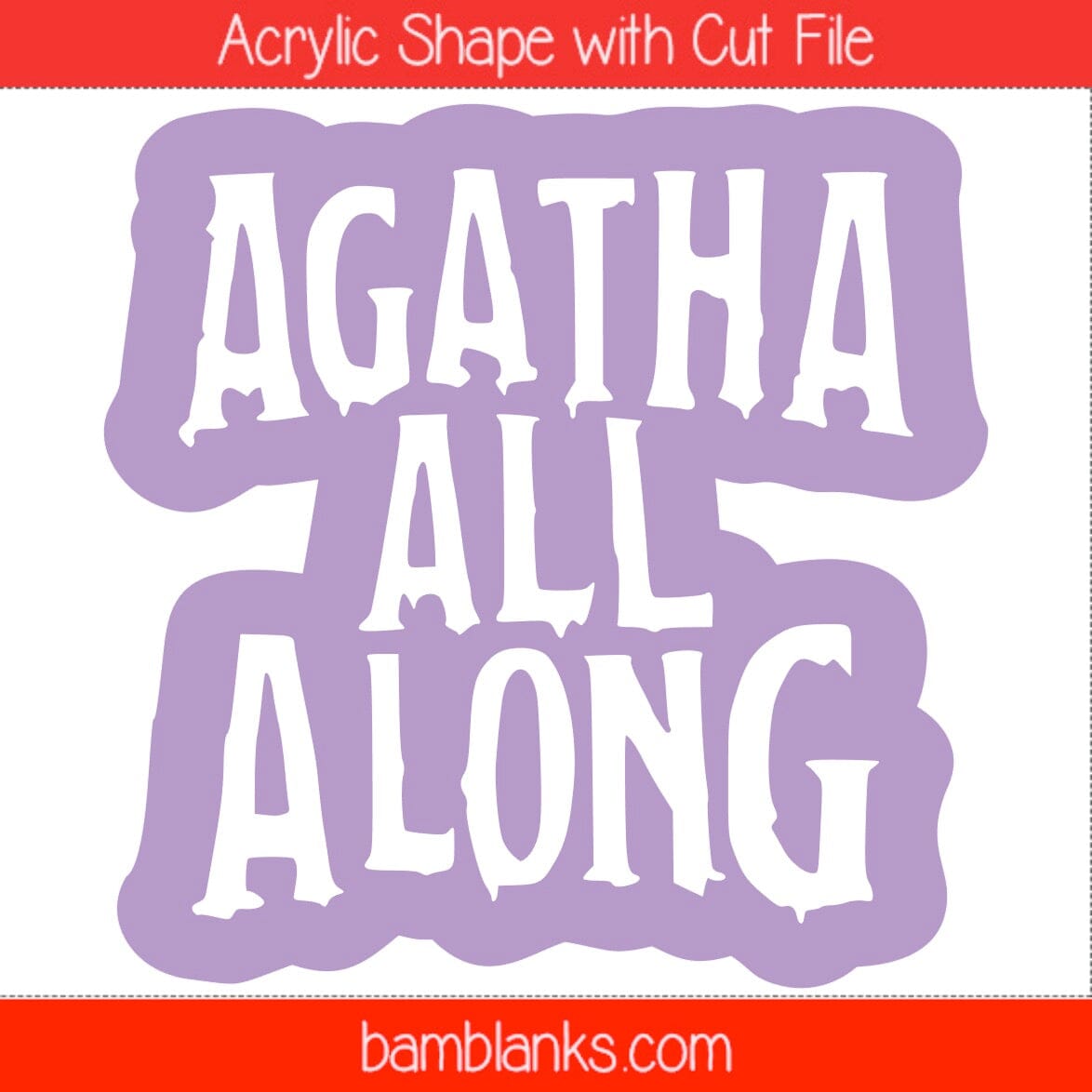 Agatha All Along - Acrylic Shape #1548