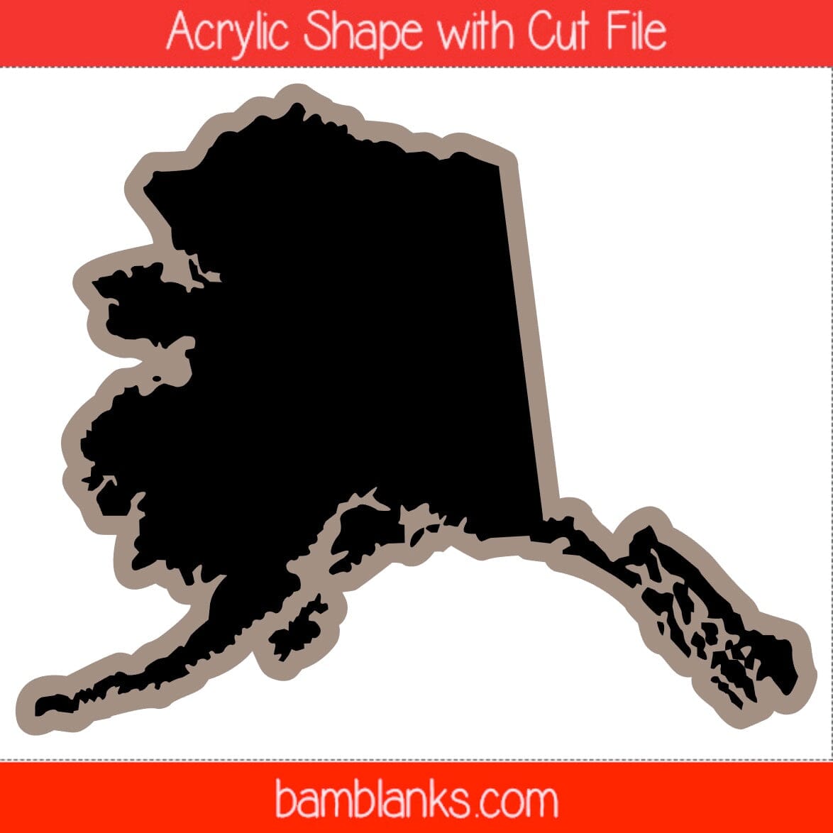 Alaska - Acrylic Shape #1765