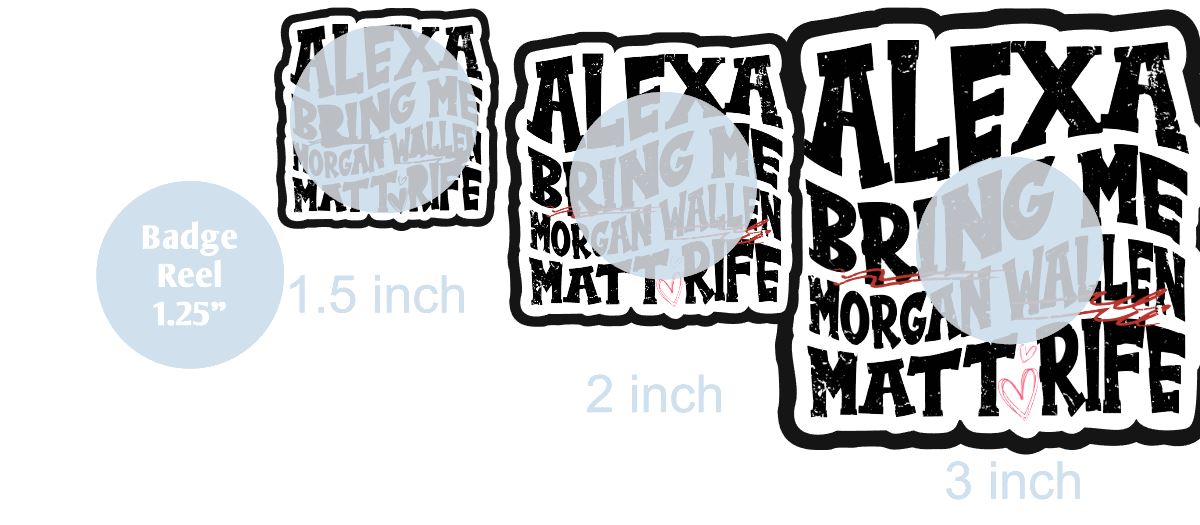 Alexa Bring Me Matt Rife - DECAL AND ACRYLIC SHAPE #DA01229