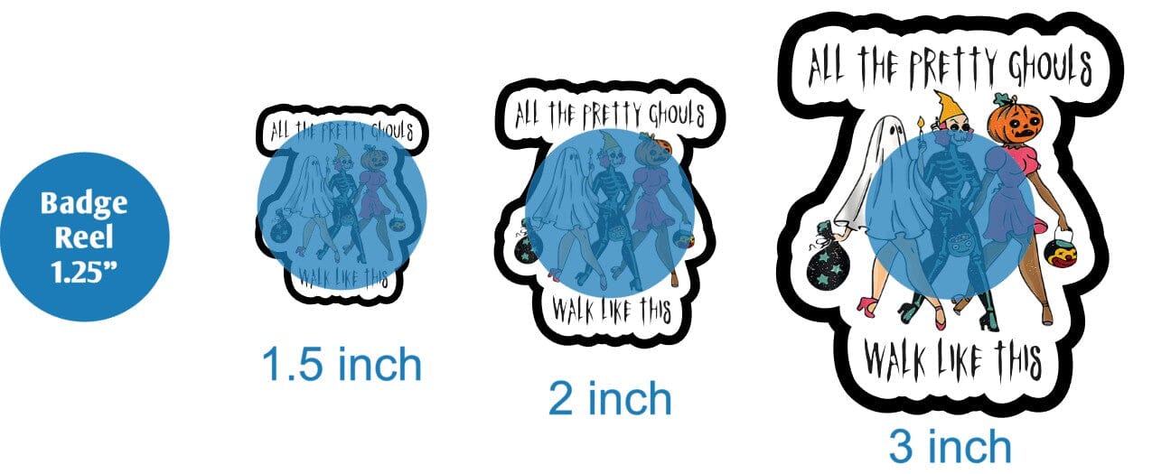 All The Pretty Ghouls - DECAL AND ACRYLIC SHAPE #DA01312