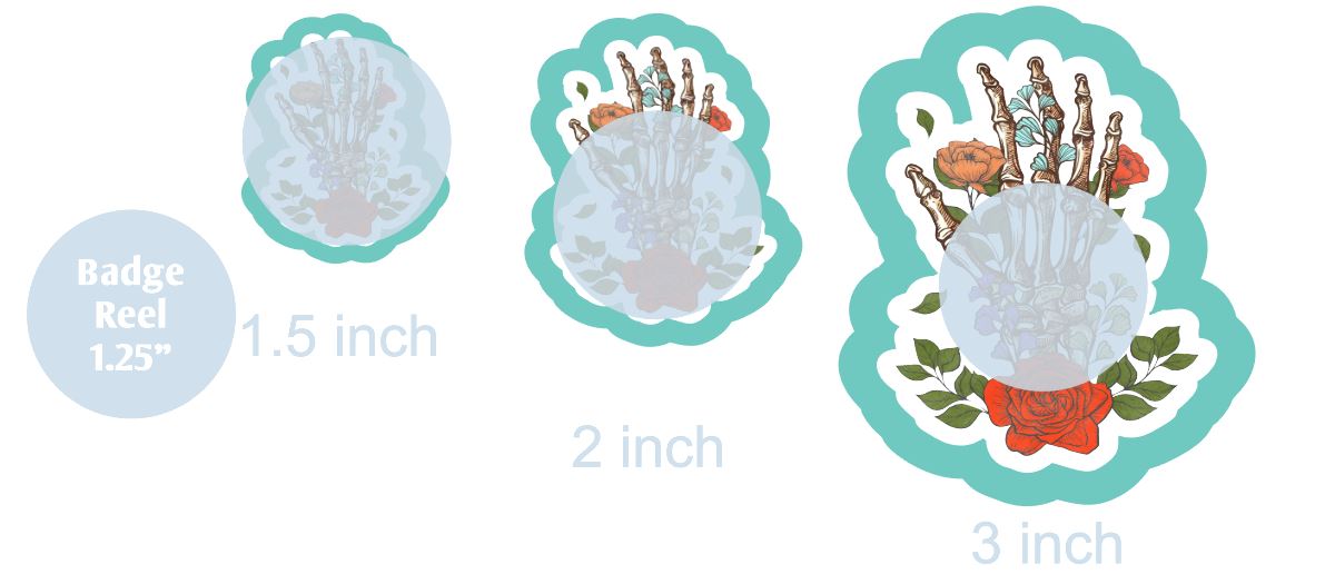 Anatomy Hand with Flowers - DECAL AND ACRYLIC SHAPE #DA0772