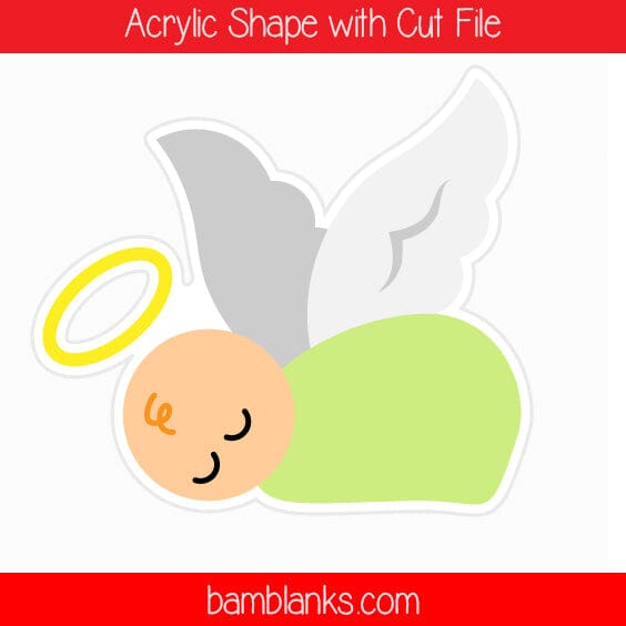 Angel Baby - Acrylic Shape #464