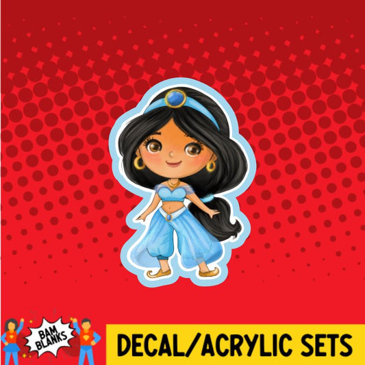 Arabian Princess - DECAL AND ACRYLIC SHAPE #DA01253