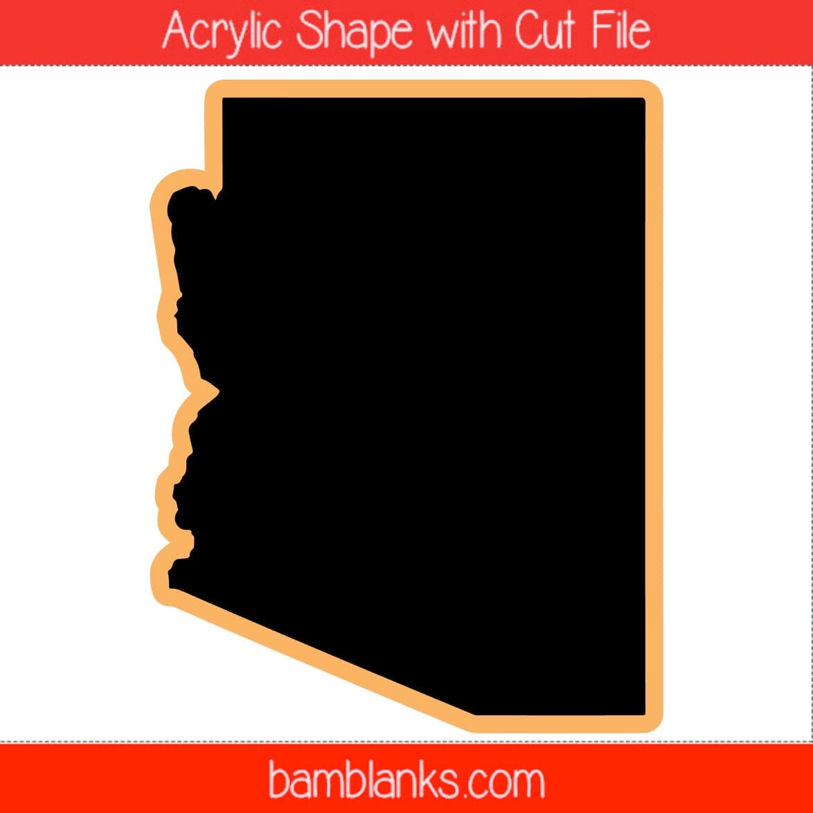 Arizona - Acrylic Shape #1766