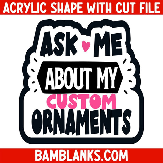 Bookmark - Acrylic Shape #M0050 – BAM Blanks and More
