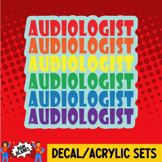 Audiologist - DECAL AND ACRYLIC SHAPE #DA0289