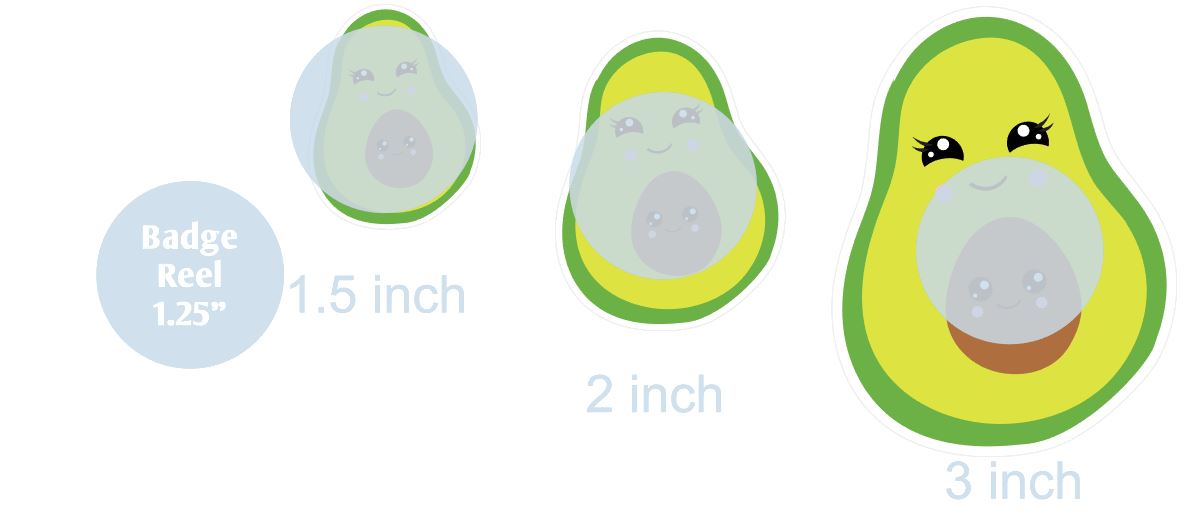 Avocado - DECAL AND ACRYLIC SHAPE #DA0253