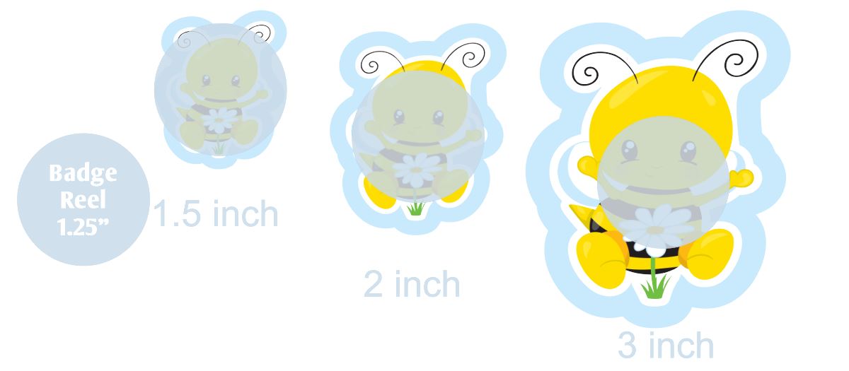 Baby Bee - DECAL AND ACRYLIC SHAPE #DA0645