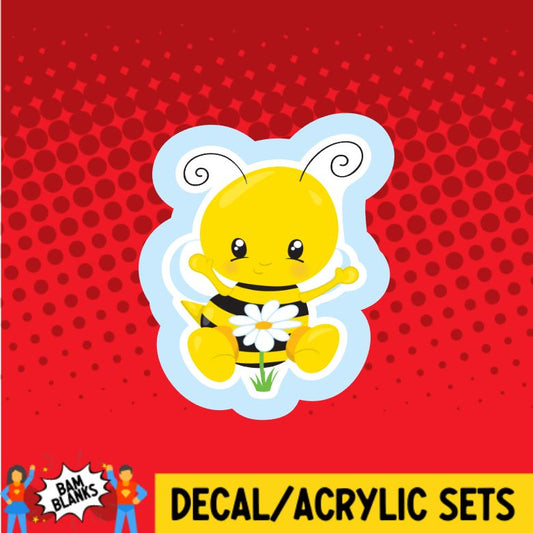 Baby Bee - DECAL AND ACRYLIC SHAPE #DA0645