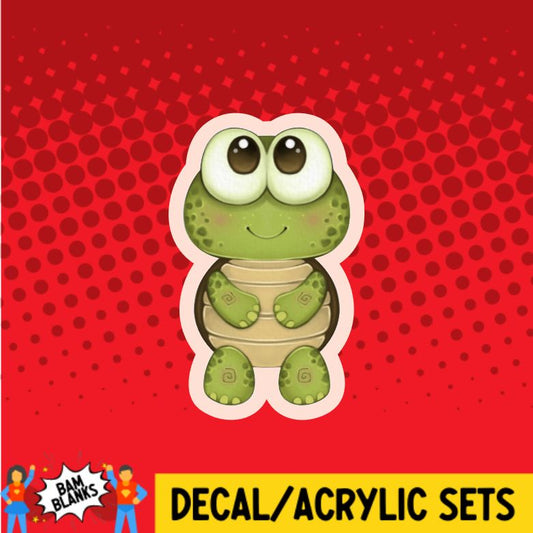 Baby Turtle - DECAL AND ACRYLIC SHAPE #DA0560