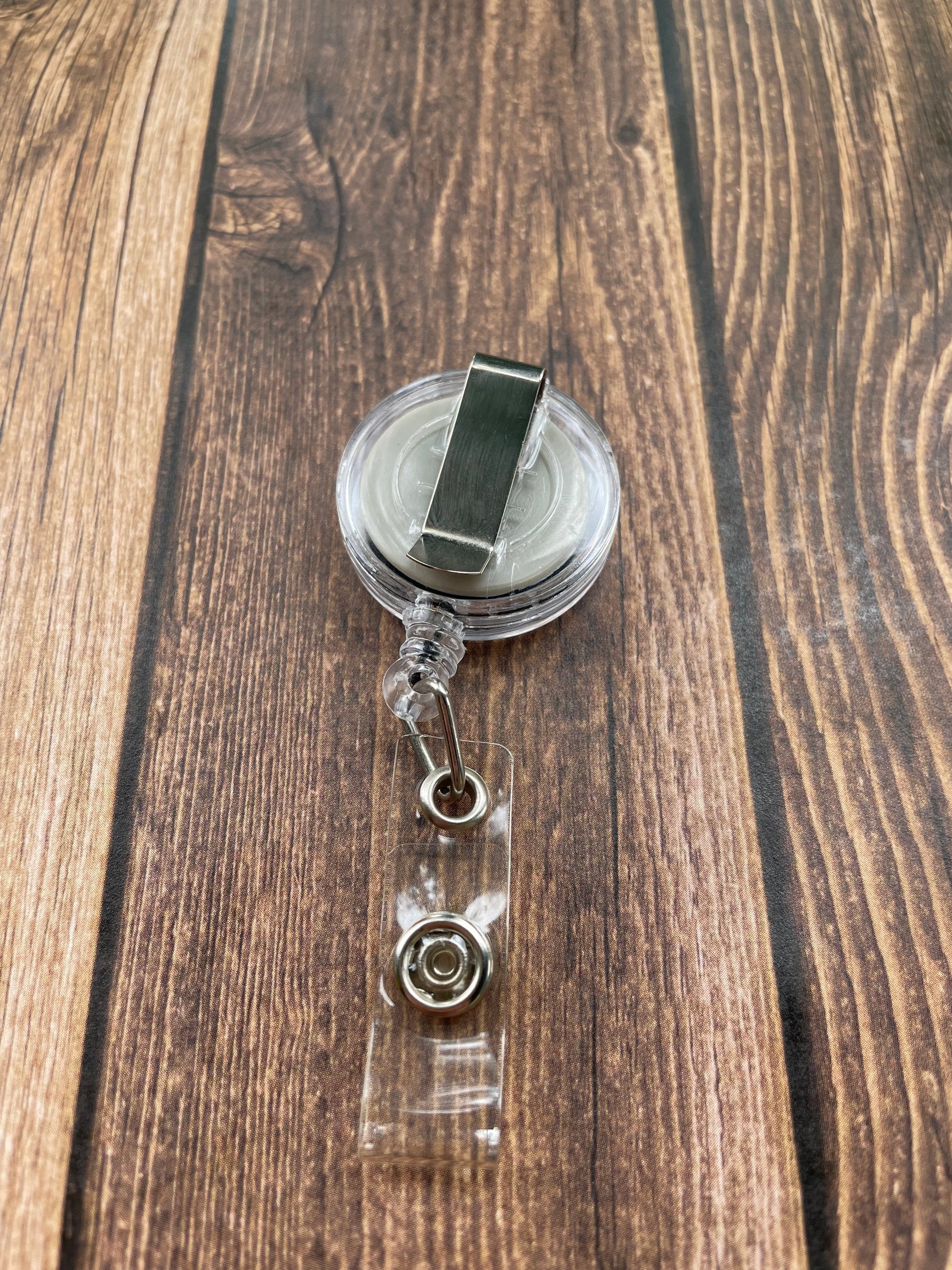 Badge Reels - Clear Belt Clips