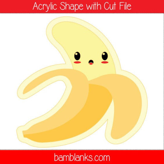Banana - Acrylic Shape #755