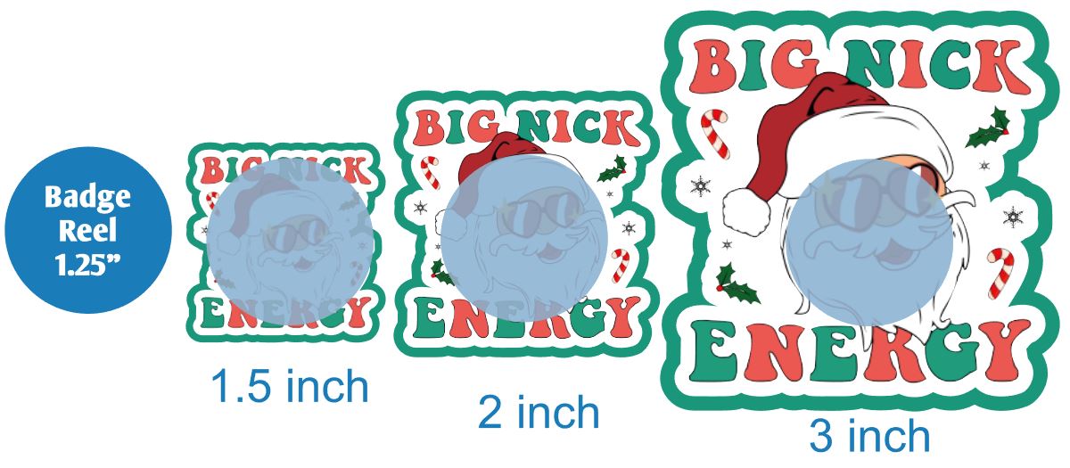 Big Nick Energy - DECAL AND ACRYLIC SHAPE #DA01277