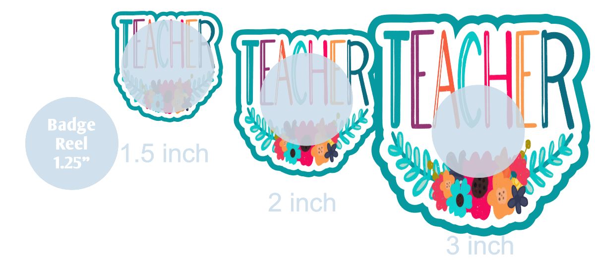 Boho Teacher - DECAL AND ACRYLIC SHAPE #DA0183