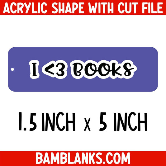 Bookmark - Acrylic Shape #291