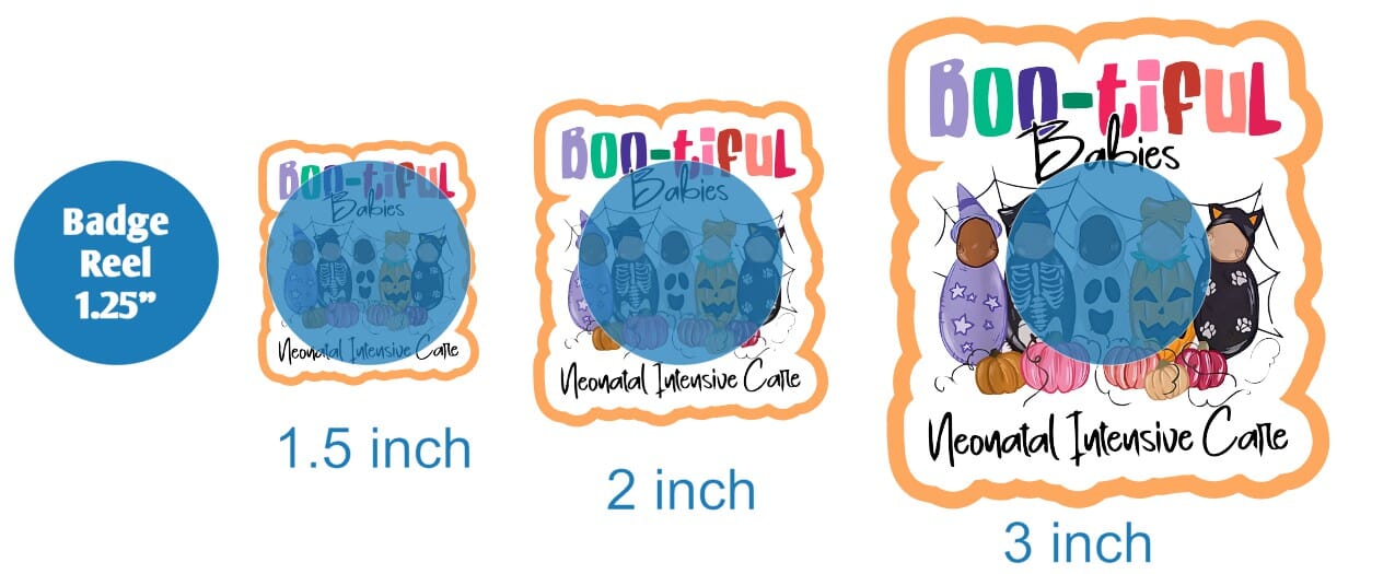 Bootiful Babies Neonatal Intensive Care - DECAL AND ACRYLIC SHAPE #DA01486