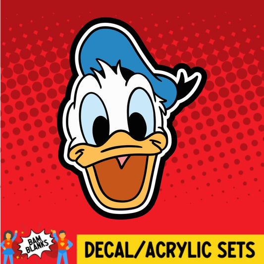 Boy Duck - DECAL AND ACRYLIC SHAPE #DA01536
