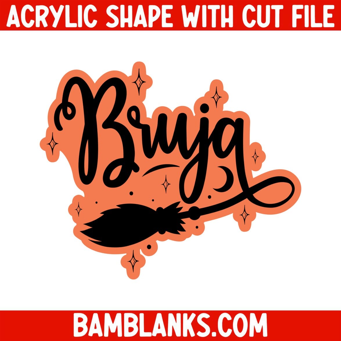 Bruja - Acrylic Shape #1019