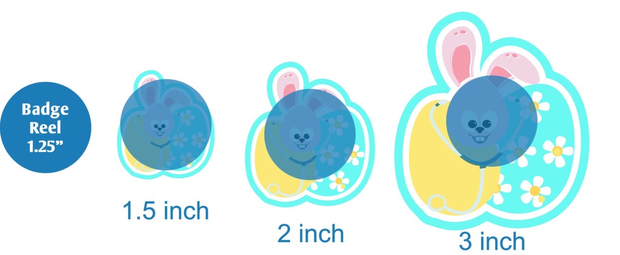 Bunny with Stethoscope and Easter Eggs - Acrylic Shape #2287