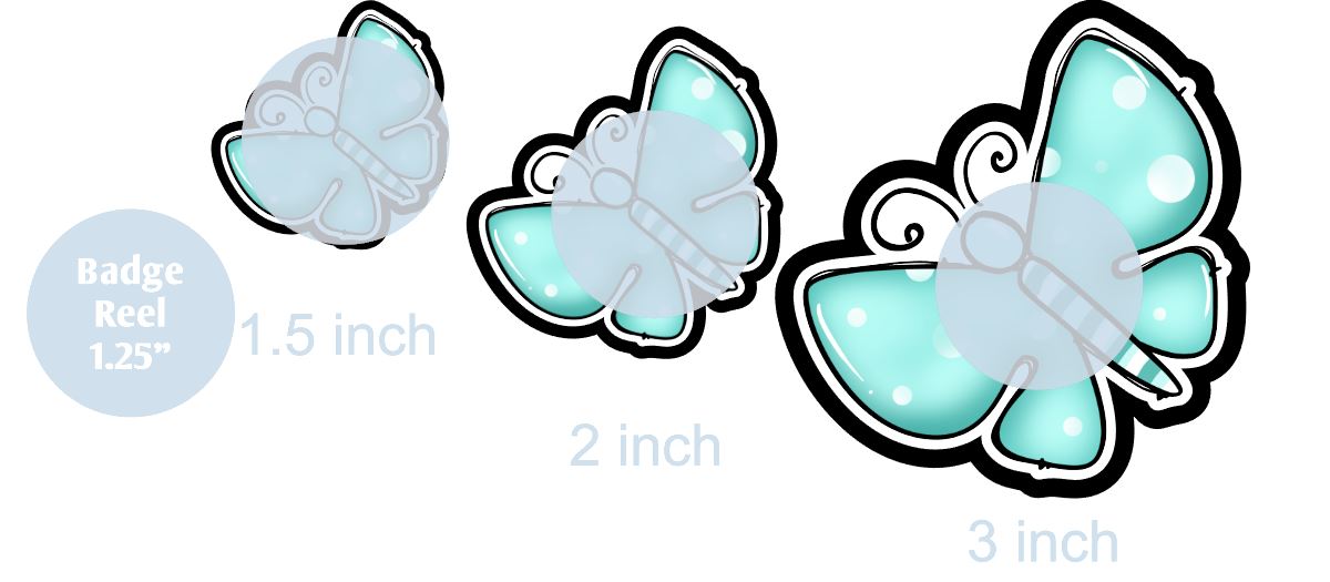 Butterfly 6 - DECAL AND ACRYLIC SHAPE #DA0161