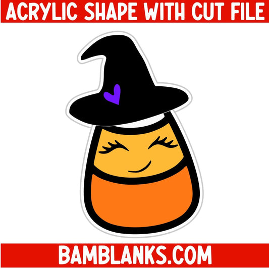 Candy Corn - Acrylic Shape #592