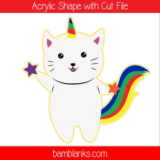 Caticorn - Acrylic Shape #773