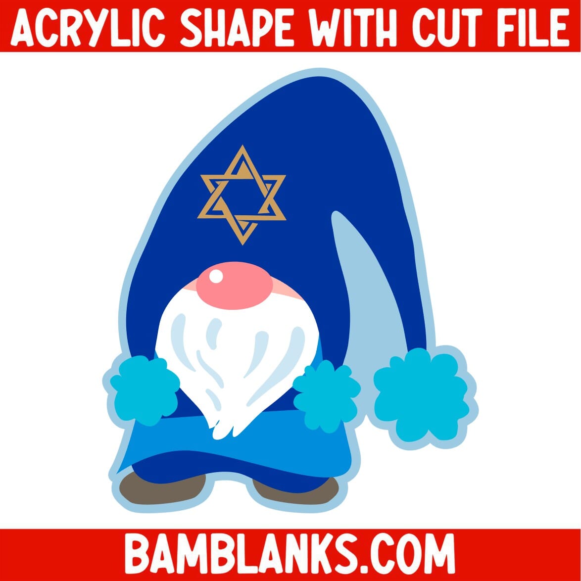 Chanukah Gnome - Acrylic Shape #1080