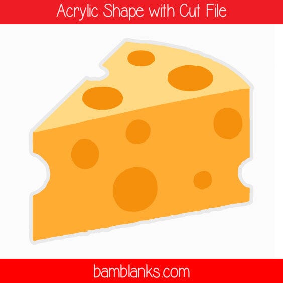 Cheese - Acrylic Shape #423