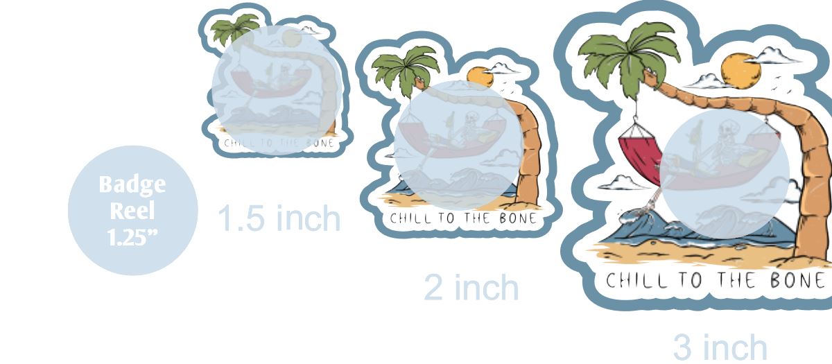 Chill to the Bone - DECAL AND ACRYLIC SHAPE #DA0894