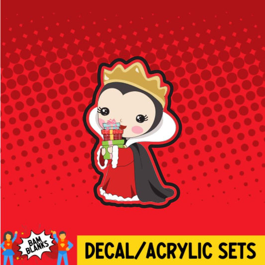 Christmas Evil Queen - DECAL AND ACRYLIC SHAPE #DA0467