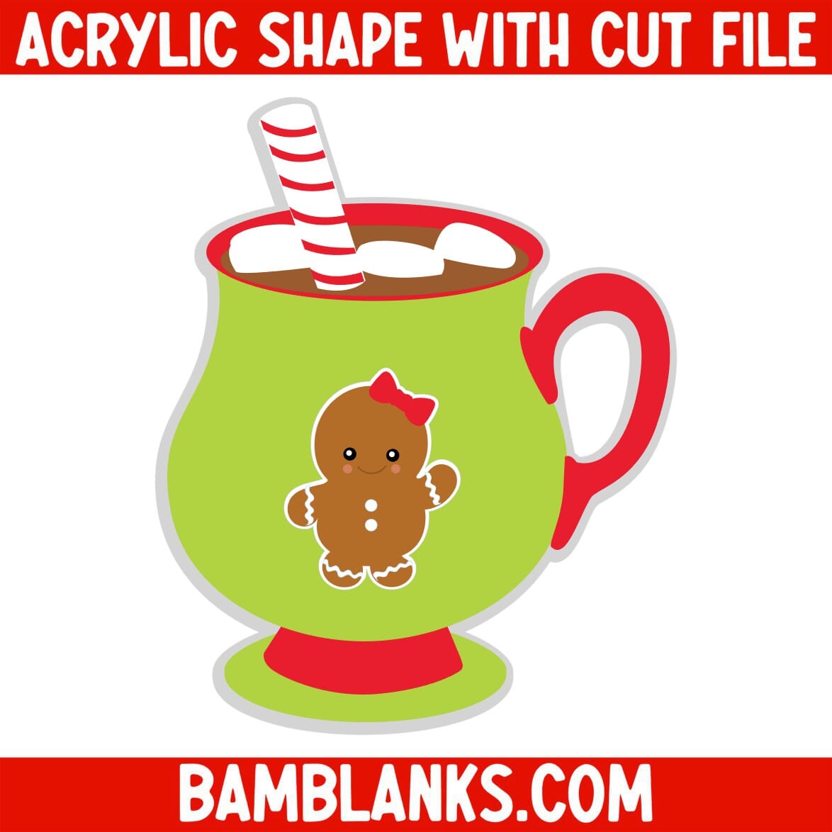 Christmas Mug - Acrylic Shape #515