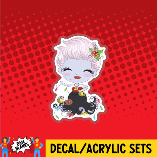 Christmas Sea Hag - DECAL AND ACRYLIC SHAPE #DA0466