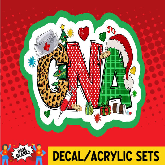 CNA Christmas - DECAL AND ACRYLIC SHAPE #DA01471