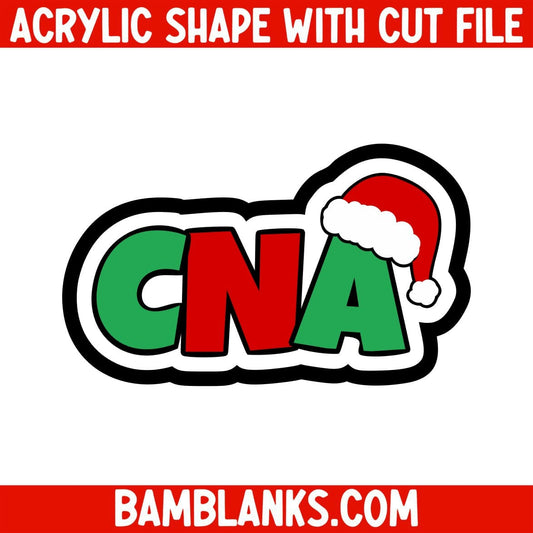 CNA Santa Hat - Acrylic Shape #2479