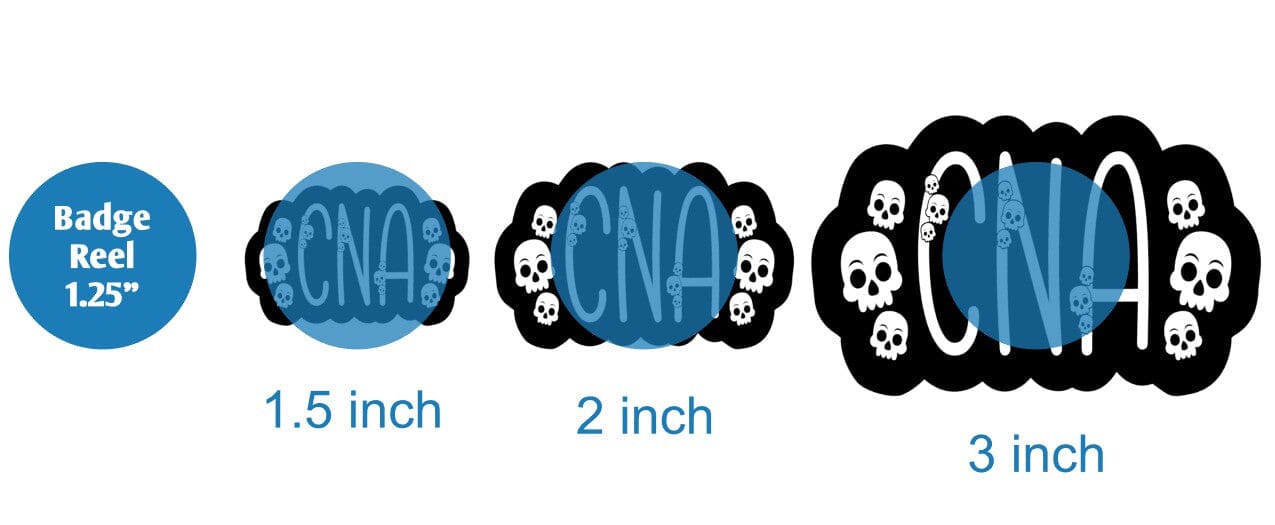 CNA Skulls - Acrylic Shape #1602