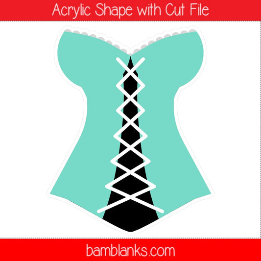 Corset - Acrylic Shape #1965