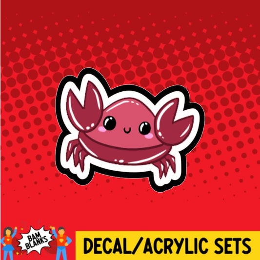 Crab 2 - DECAL AND ACRYLIC SHAPE #DA0893