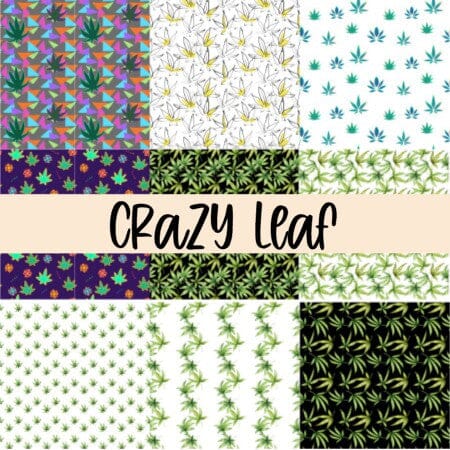 Crazy Leaf - Pattern Vinyl #V0008