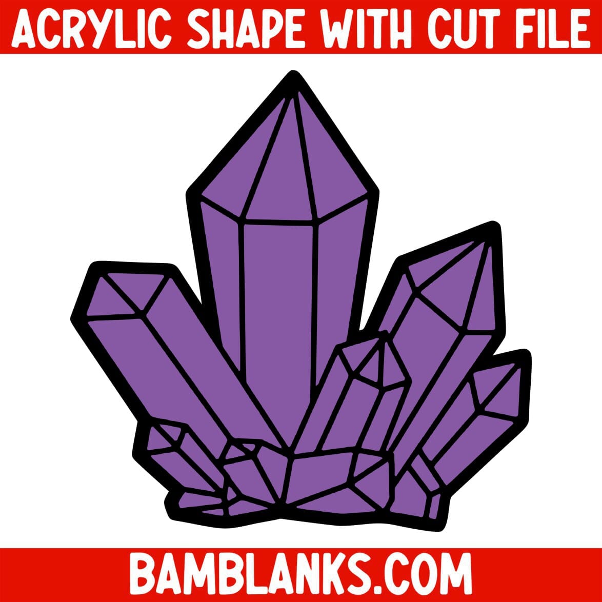 Crystals - Acrylic Shape #117