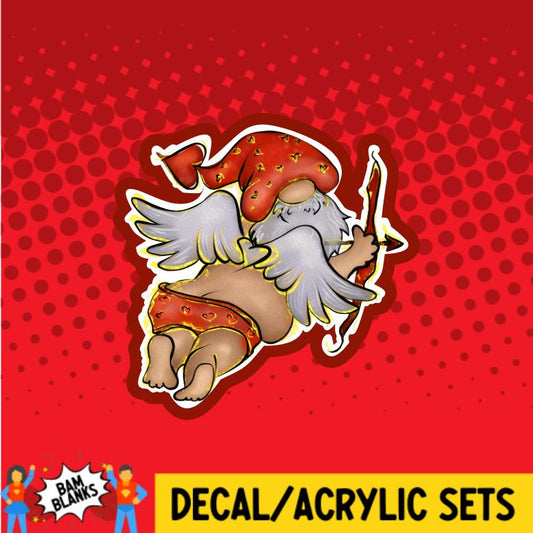Cupid Gnome - DECAL AND ACRYLIC SHAPE #DA0647
