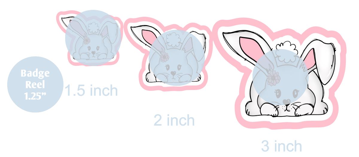 Cute Bunny - DECAL AND ACRYLIC SHAPE #DA0158