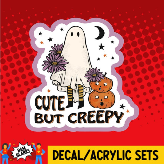 Cute but Creepy - DECAL AND ACRYLIC SHAPE #DA0209