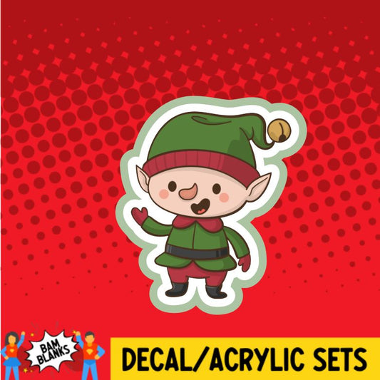Cute Elf - DECAL AND ACRYLIC SHAPE #DA0358
