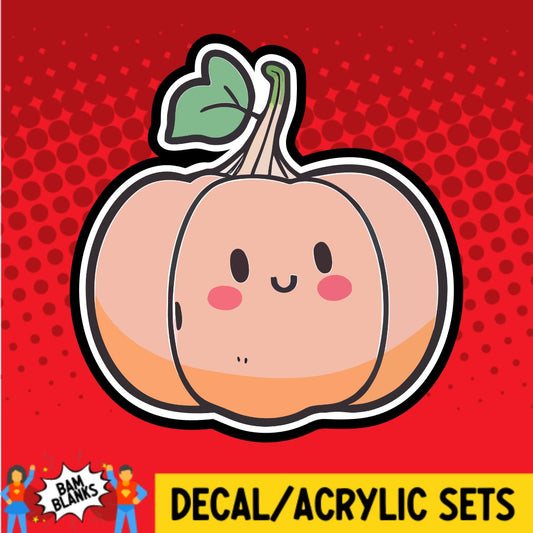 Cute Pumpkin - DECAL AND ACRYLIC SHAPE #DA0