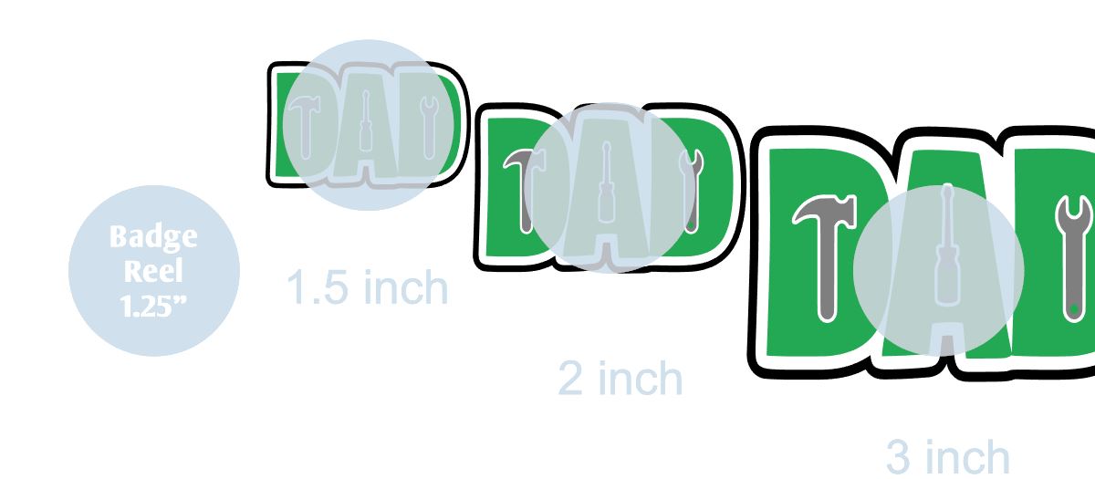 Dad - DECAL AND ACRYLIC SHAPE #DA0