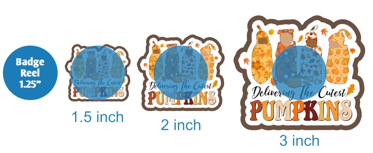 Delivering the Cutest Pumpkins - DECAL AND ACRYLIC SHAPE #DA01487